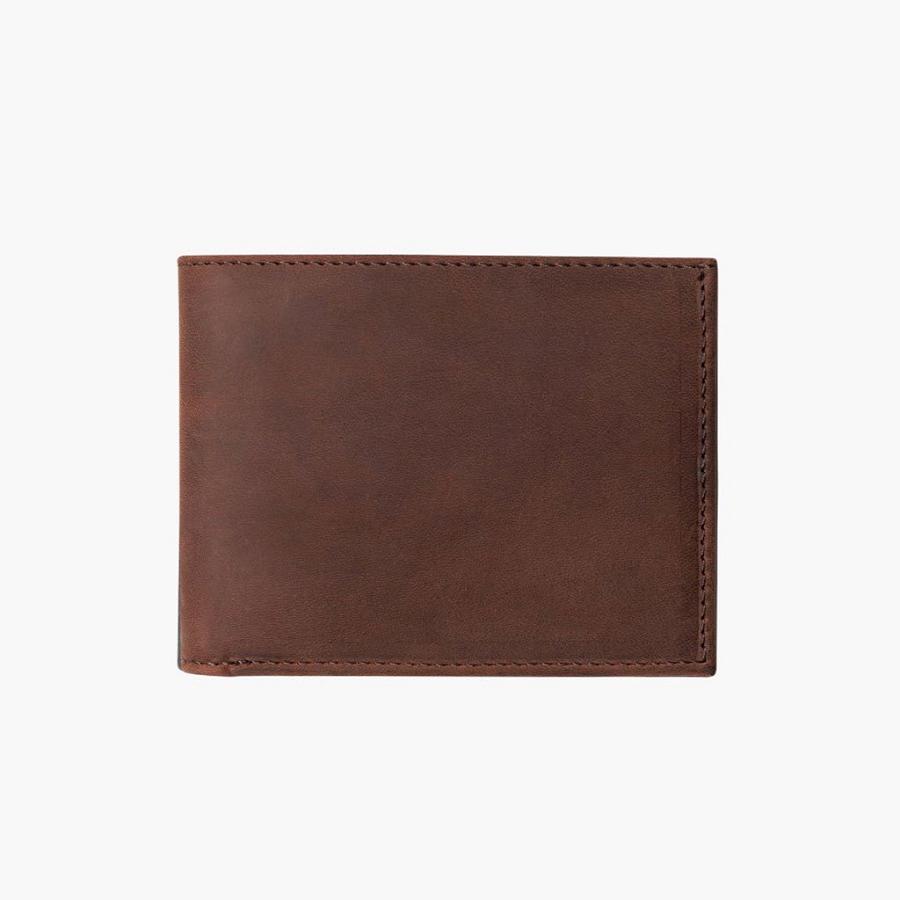 Thursday Boots Bifold Leder Geldbörse Herren Kaffee | CH242TCE