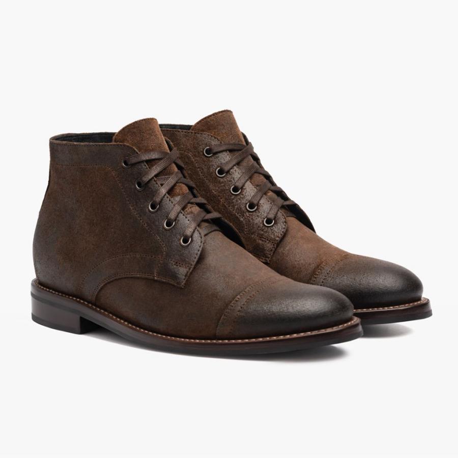 Thursday Boots Cadet Wildleder Chukka Stiefel Herren Kaffee | CH74JPQ