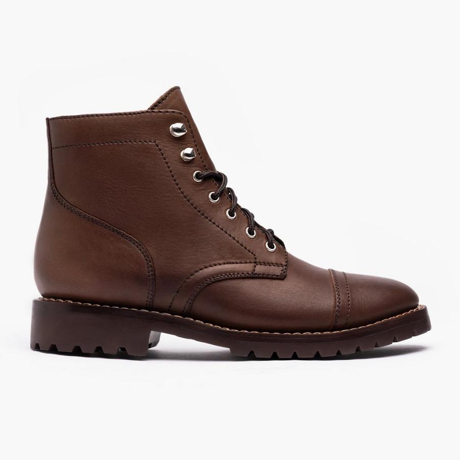 Thursday Boots Captain Leder Stiefel Herren Whiskey | CH390DFM51