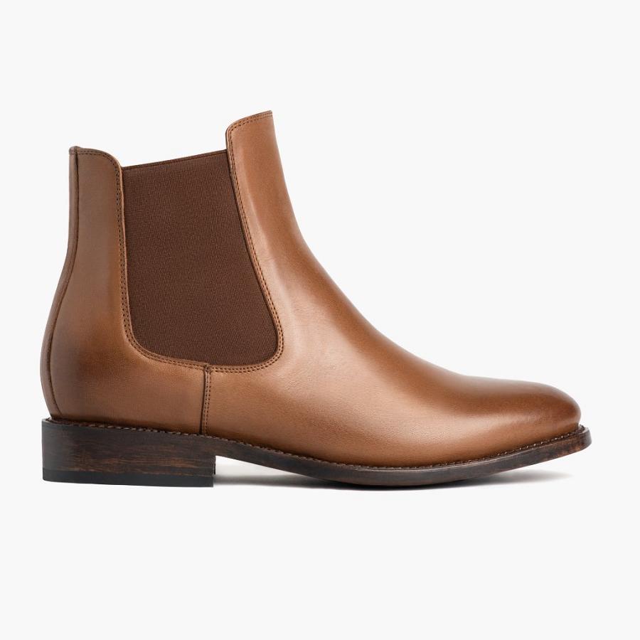 Thursday Boots Cavalier Leder Rugged & Resilient Chelsea Boots Herren Braun | CH98LIS