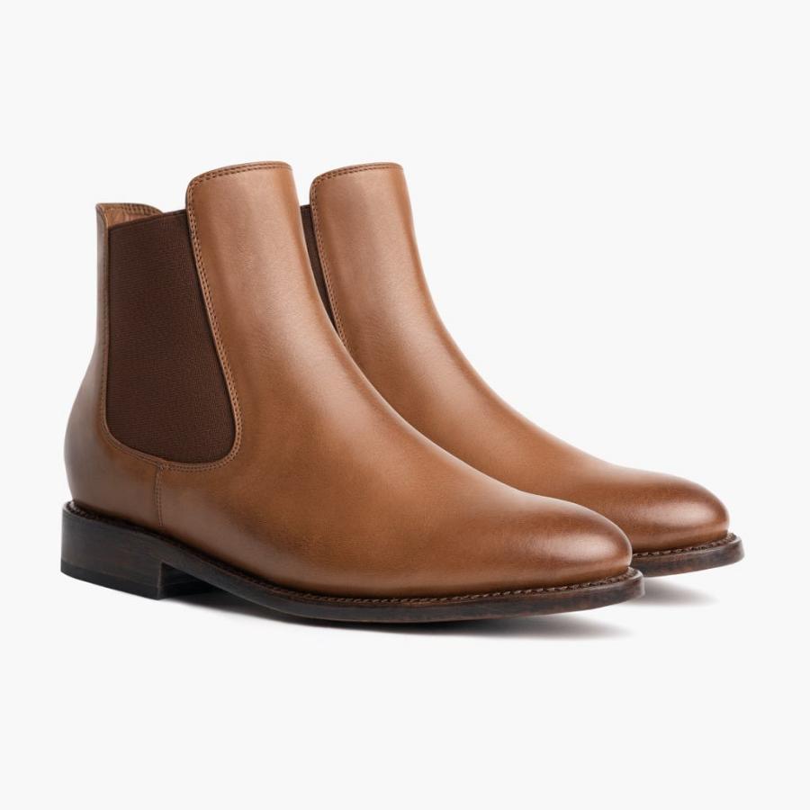 Thursday Boots Cavalier Leder Rugged & Resilient Chelsea Boots Herren Braun | CH98LIS