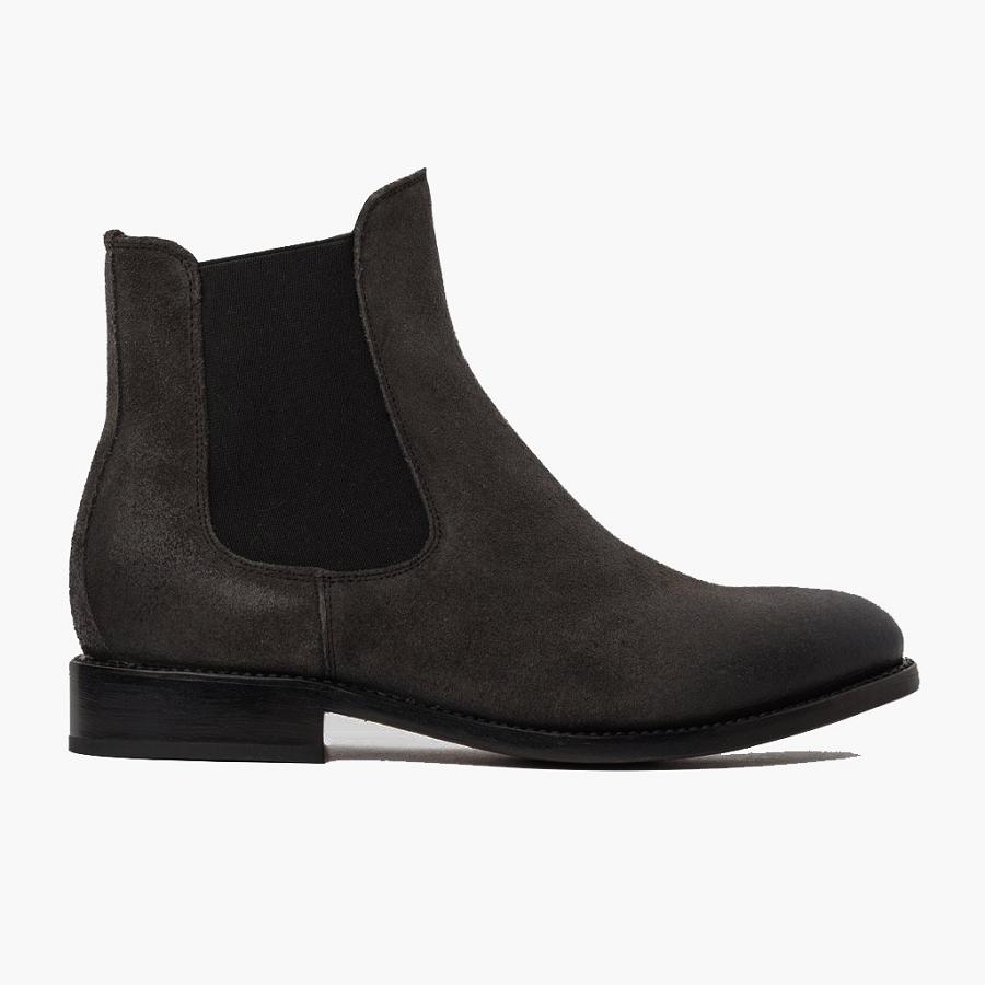 Thursday Boots Cavalier Wildleder Chelsea Boots Herren Grau | CH96XYU