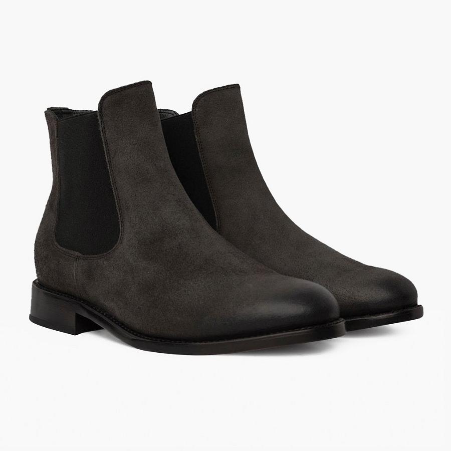 Thursday Boots Cavalier Wildleder Chelsea Boots Herren Grau | CH96XYU