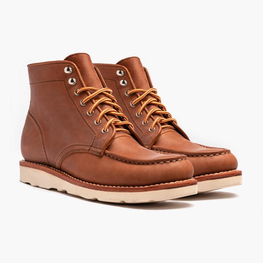 Thursday Boots Diplomat Leder Schnürstiefel Herren Braun | CH417CHL