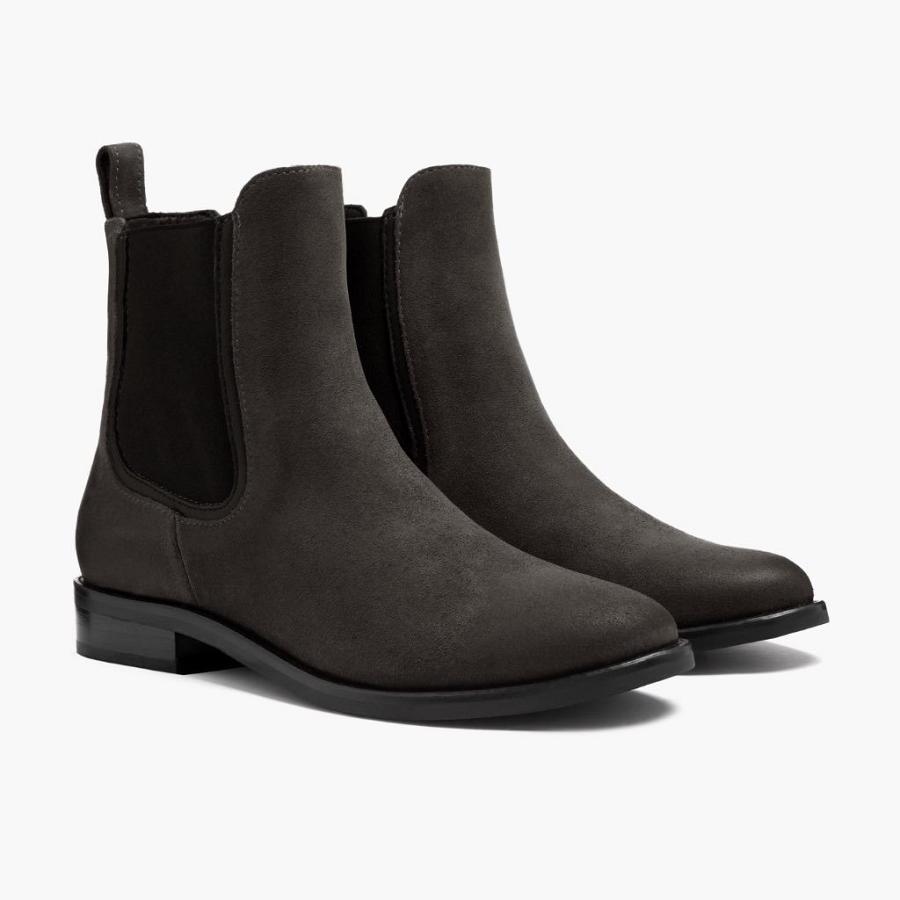 Thursday Boots Duchess Wildleder Chelsea Boots Damen Grau | CH220QMA