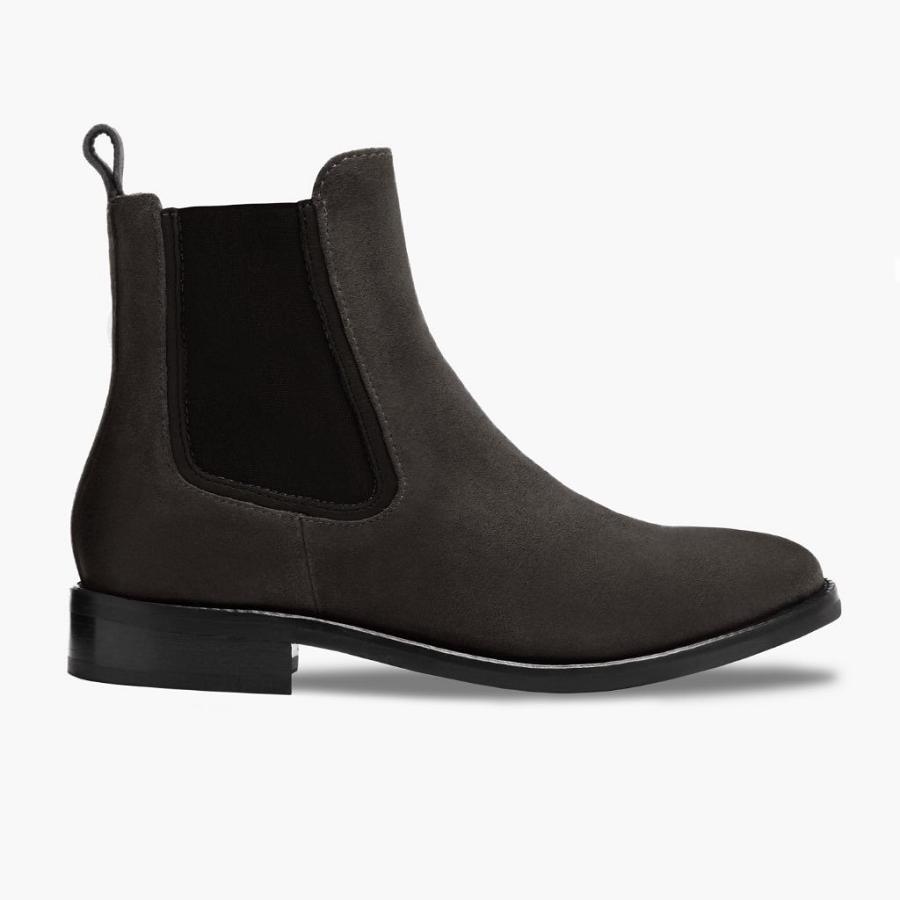 Thursday Boots Duchess Wildleder Chelsea Boots Damen Grau | CH220QMA