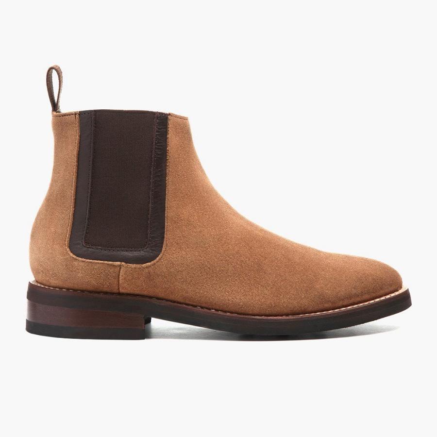 Thursday Boots Duke Wildleder Chelsea Boots Herren Braun | CH91MQZ