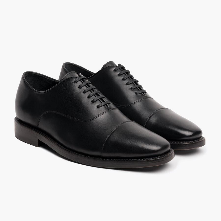 Thursday Boots Executive Leder Klassische Lederschuhe Herren Schwarz | CH350QMA