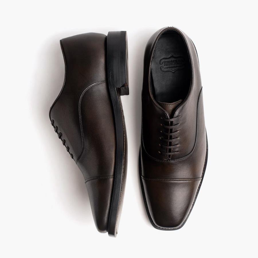 Thursday Boots Executive Leder Klassische Lederschuhe Herren Kaffee | CH351MQZ