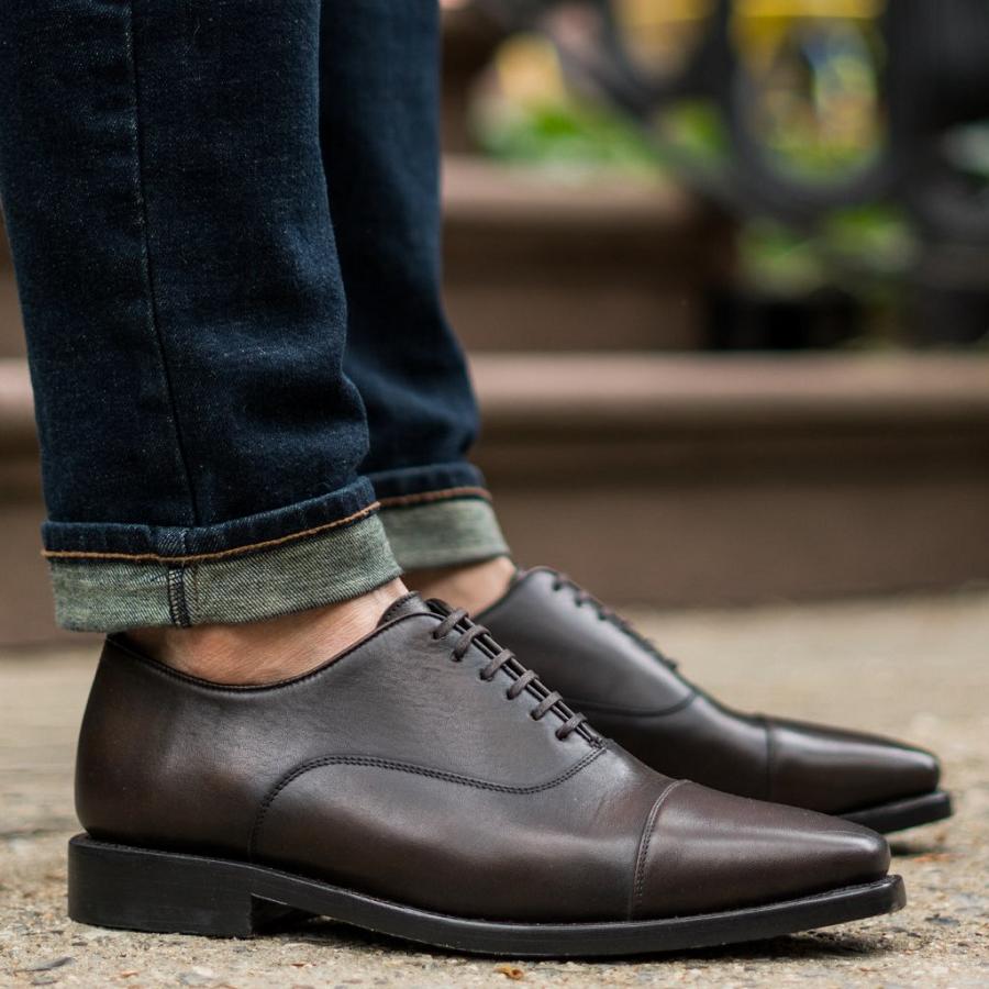 Thursday Boots Executive Leder Klassische Lederschuhe Herren Kaffee | CH351MQZ