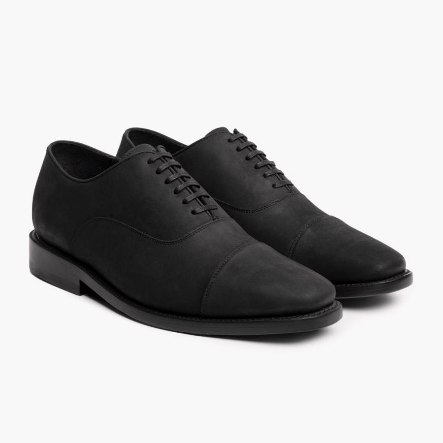 Thursday Boots Executive Leder Lederschuhe Herren Schwarz | CH353BEX