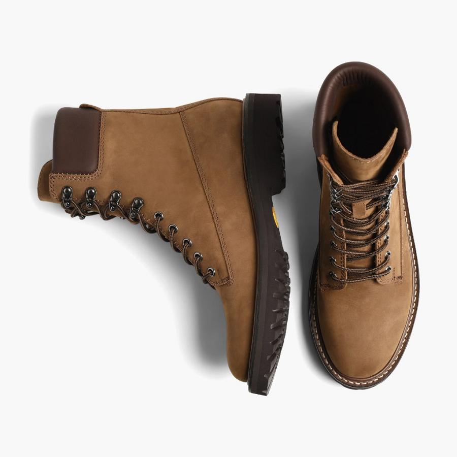 Thursday Boots Explorer Leder Schnürstiefel Herren Braun | CH415FDN