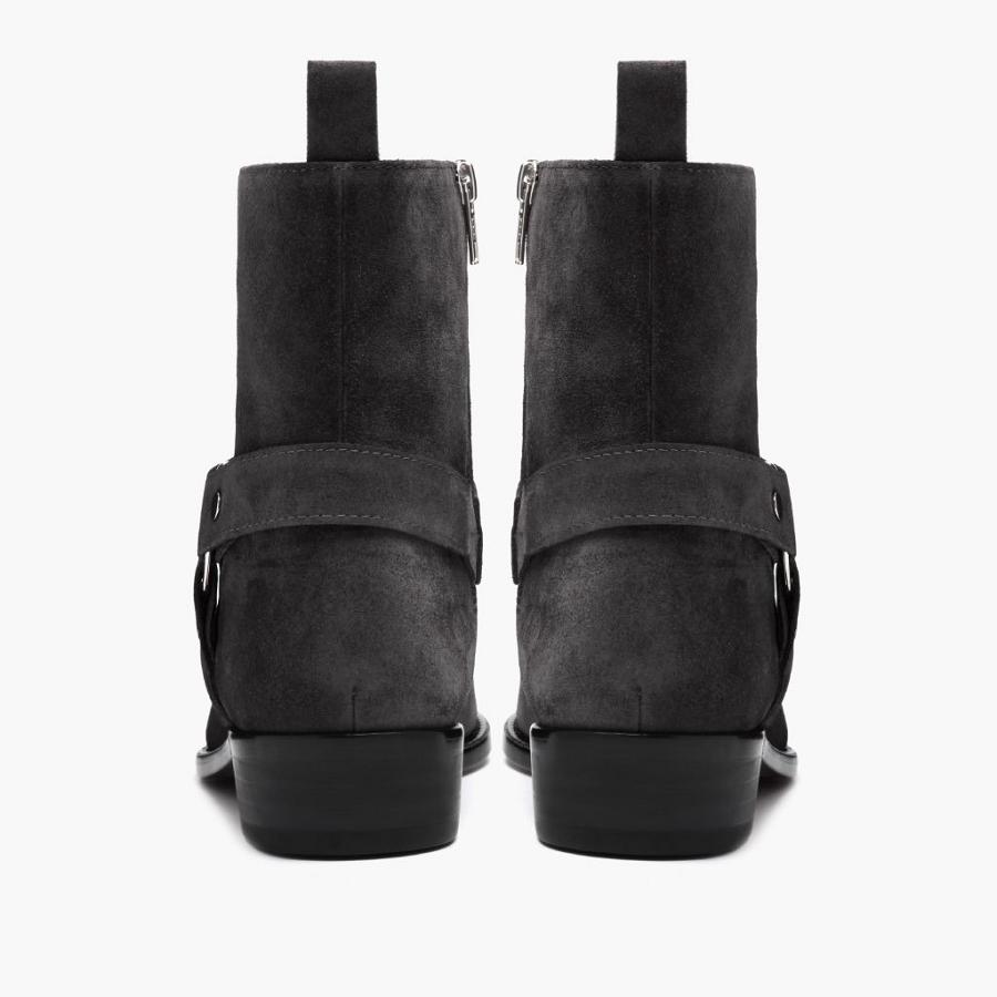 Thursday Boots Harness Wildleder Chelsea Boots Herren Grau | CH87RVD