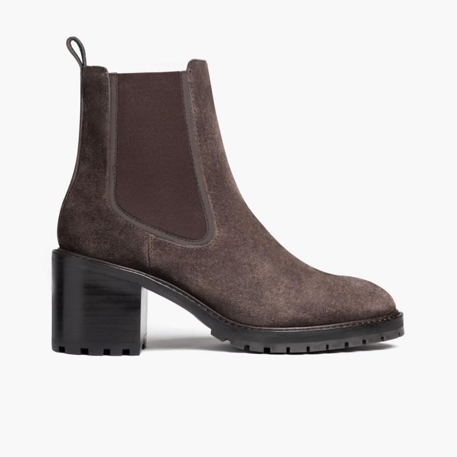 Thursday Boots Knockout Wildleder Chelsea Boots Damen Grau | CH212OKI