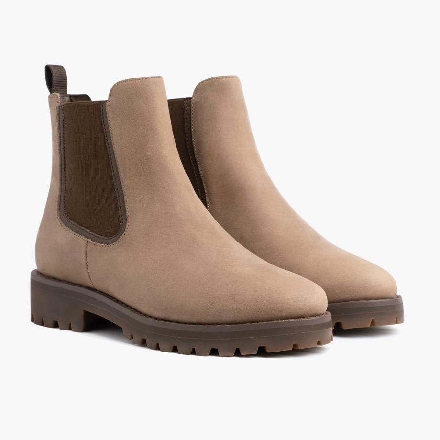 Thursday Boots Legend Leder Chelsea Boots Damen Braun | CH20LIS