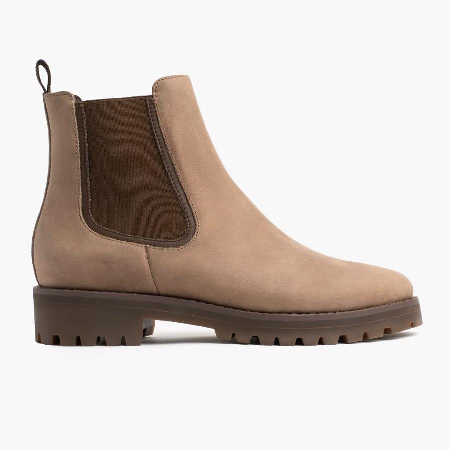 Thursday Boots Legend Leder Chelsea Boots Damen Braun | CH20LIS