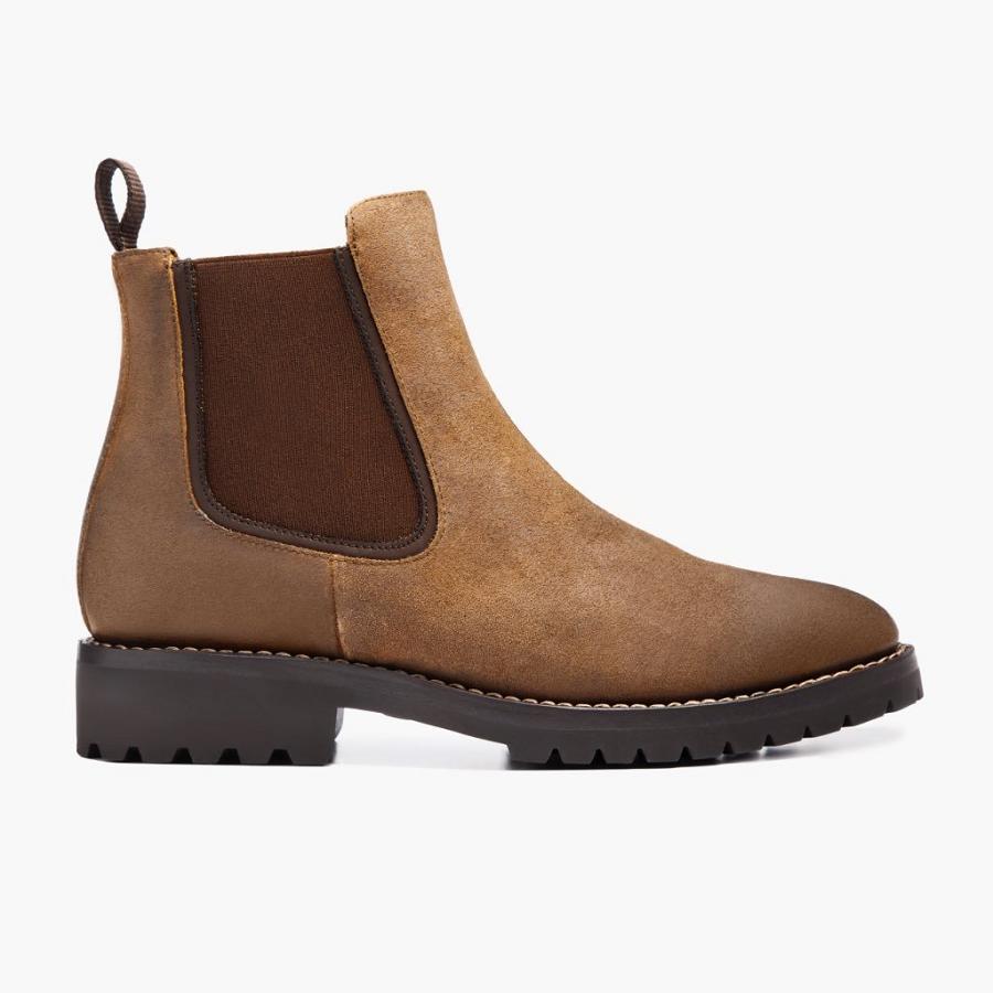 Thursday Boots Legend Wildleder Chelsea Boots Herren Braun | CH83ILH