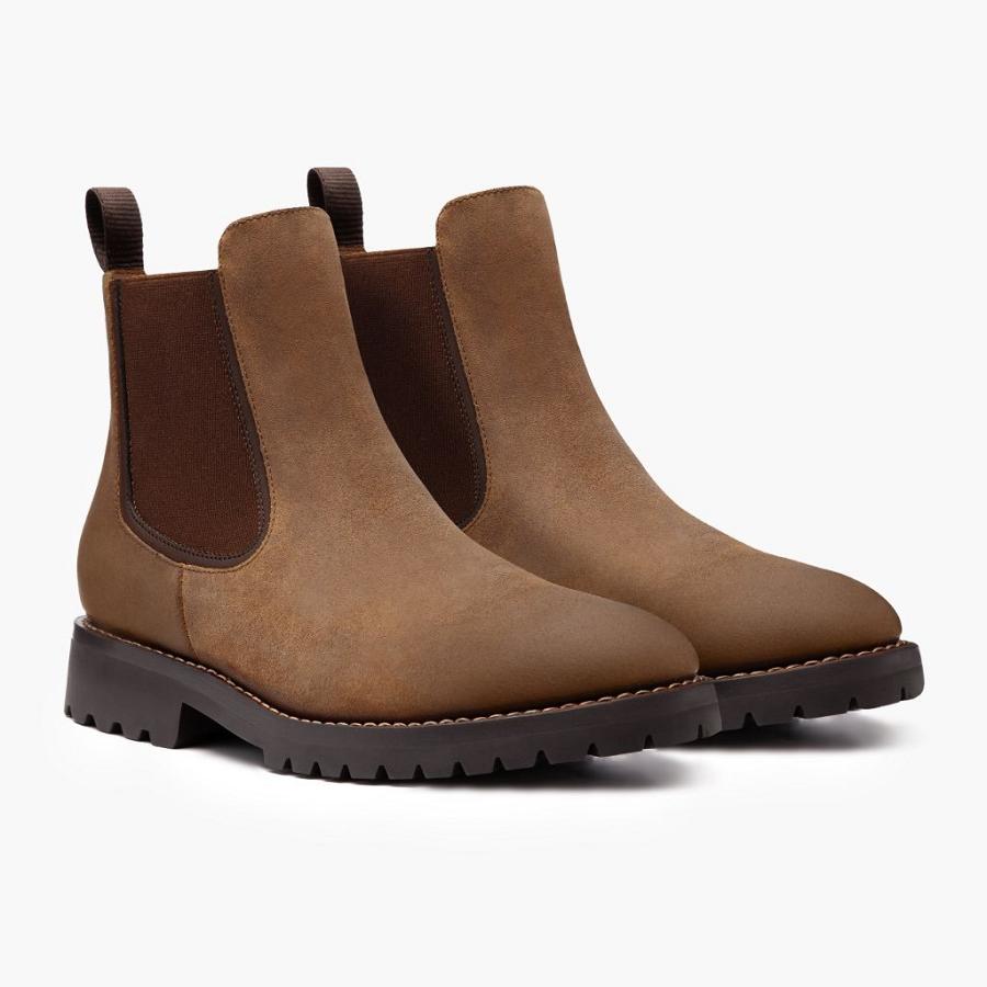 Thursday Boots Legend Wildleder Chelsea Boots Herren Braun | CH83ILH