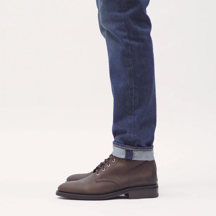 Thursday Boots President Leder Chukka Stiefel Herren Braun | CH6UZG