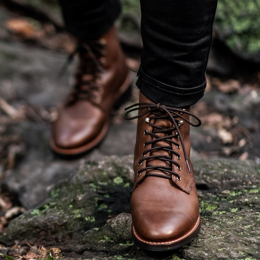 Thursday Boots President Leder Rugged & Resilient Stiefel Herren Kaffee | CH390DFM11