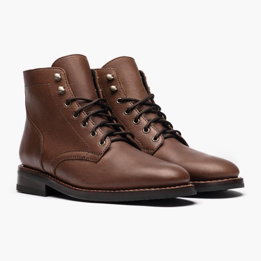 Thursday Boots President Leder Rugged & Resilient Stiefel Herren Kaffee | CH390DFM11