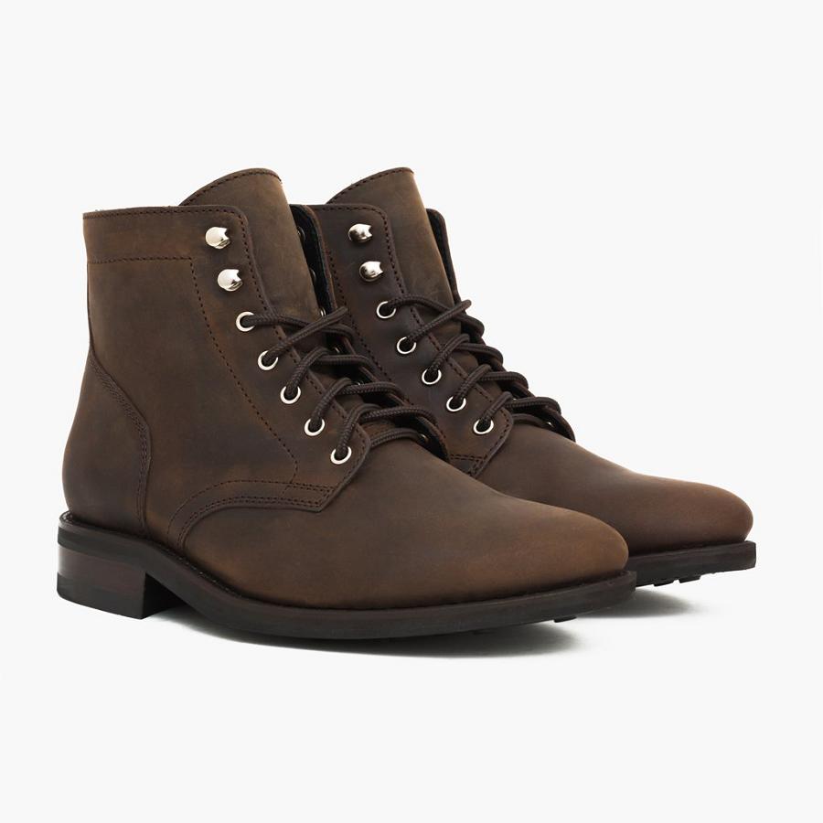 Thursday Boots President Leder Rugged & Resilient Stiefel Herren Bordeaux | CH390DFM1