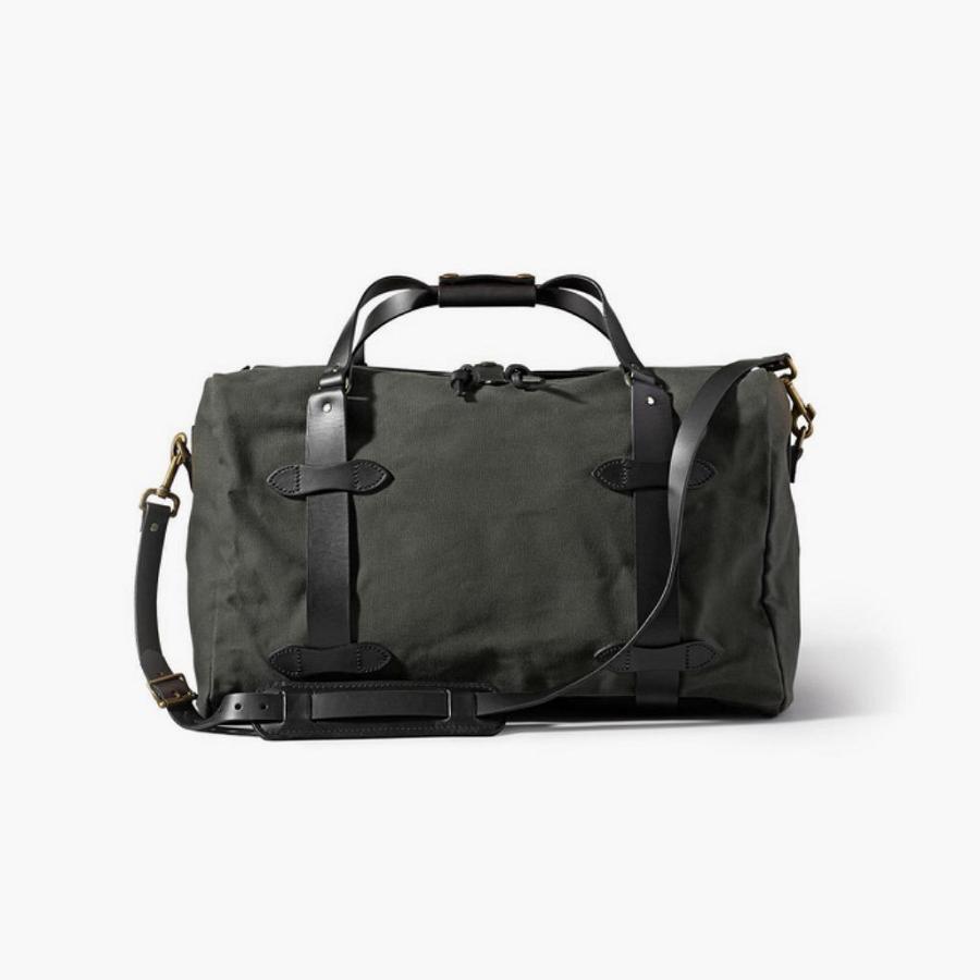 Thursday Boots Rugged Twill Duffle Leder Tasche Herren Grün | CH312DFM