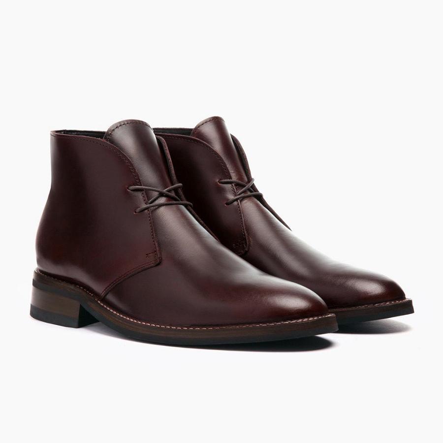 Thursday Boots Scout Leder Chukka Stiefel Herren Kaffee | CH67BEX