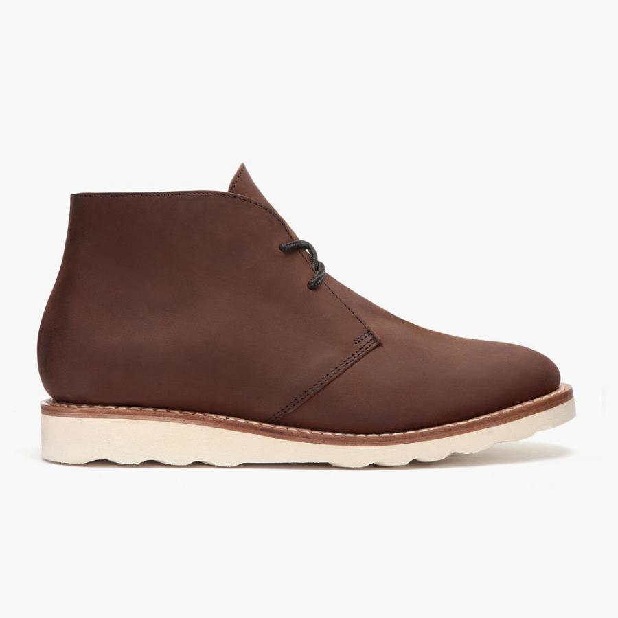 Thursday Boots Scout Leder Chukka Stiefel Herren Braun | CH69CTV