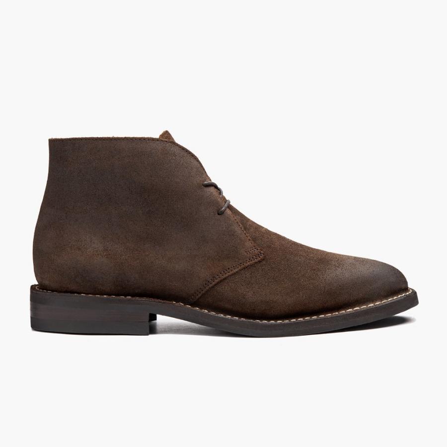 Thursday Boots Scout Wildleder Chukka Stiefel Herren Kaffee | CH61RVD