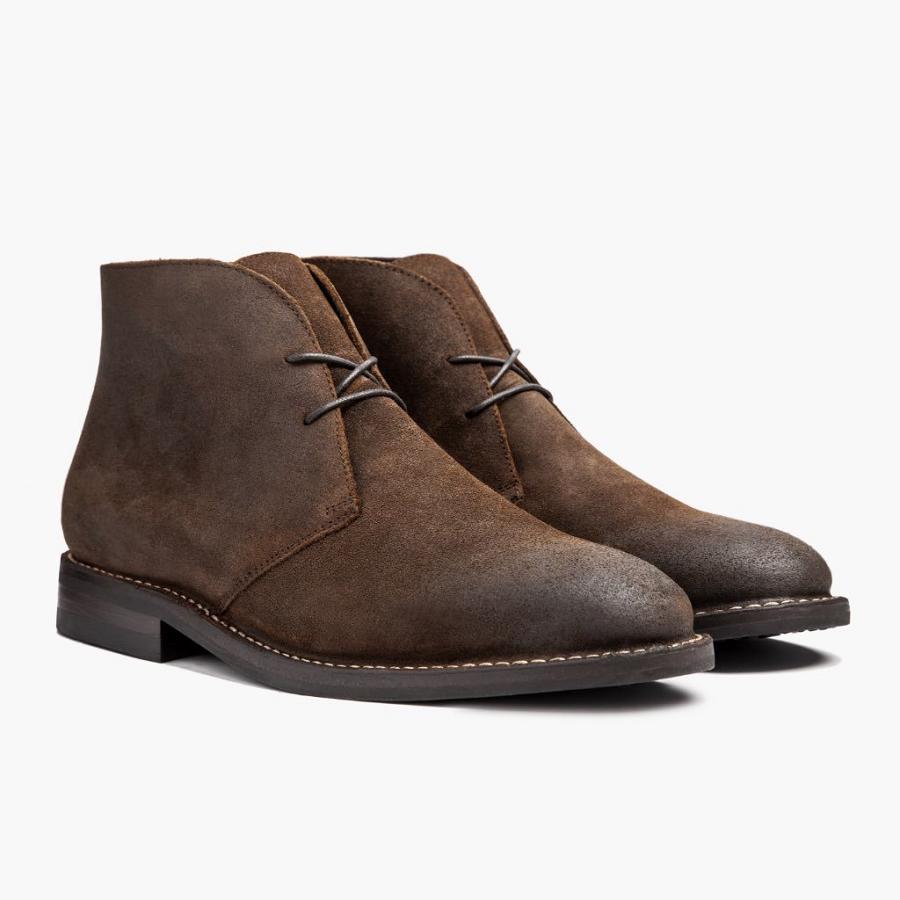 Thursday Boots Scout Wildleder Chukka Stiefel Herren Kaffee | CH61RVD