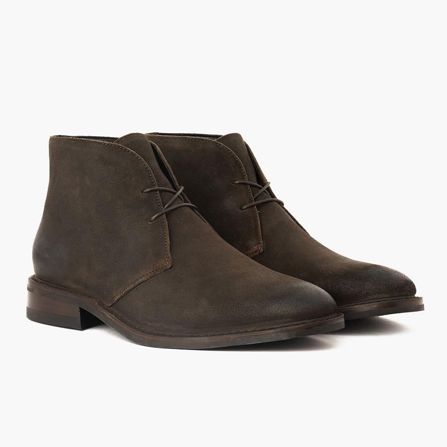 Thursday Boots Scout Wildleder Chukka Stiefel Herren Dunkelolivgrün | CH63WNB