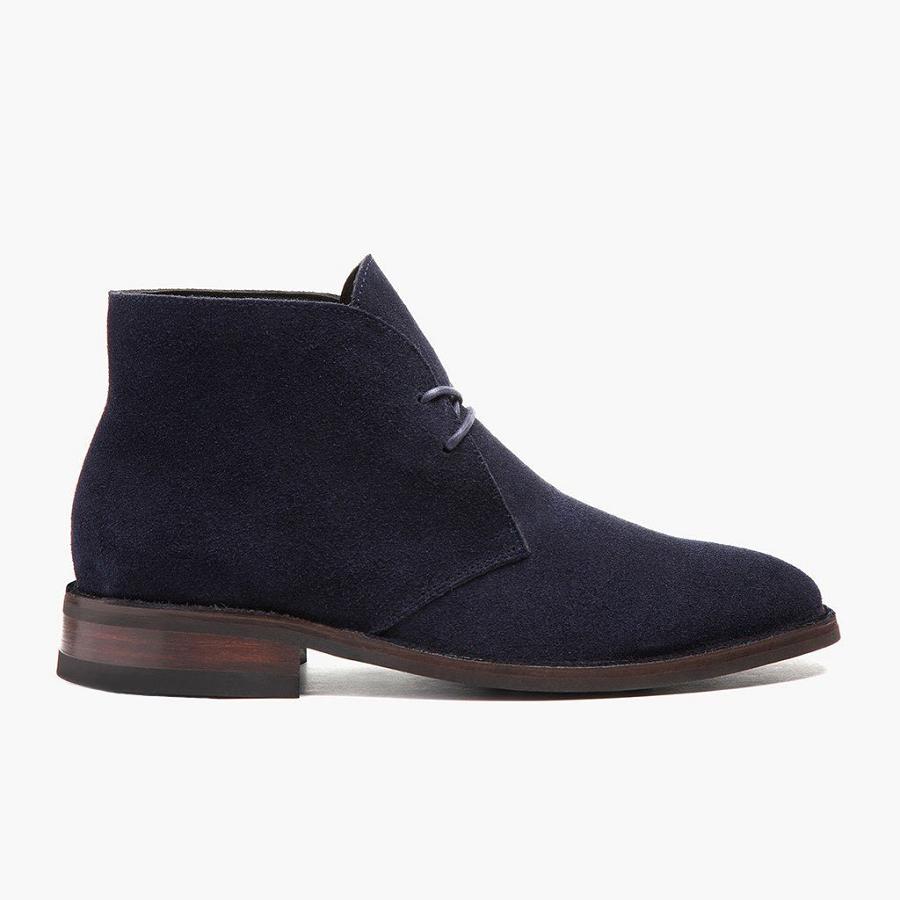 Thursday Boots Scout Wildleder Schnürstiefel Herren Blau | CH390DFM61