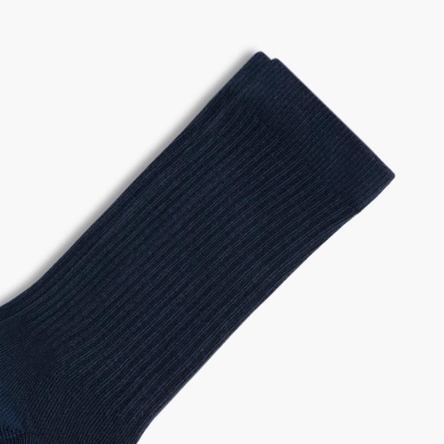 Thursday Boots Sodello Klassische Crew Baumwoll Socken Damen Navy | CH118NWY