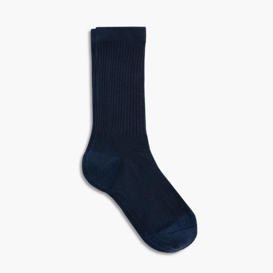 Thursday Boots Sodello Klassische Crew Baumwoll Socken Damen Navy | CH118NWY