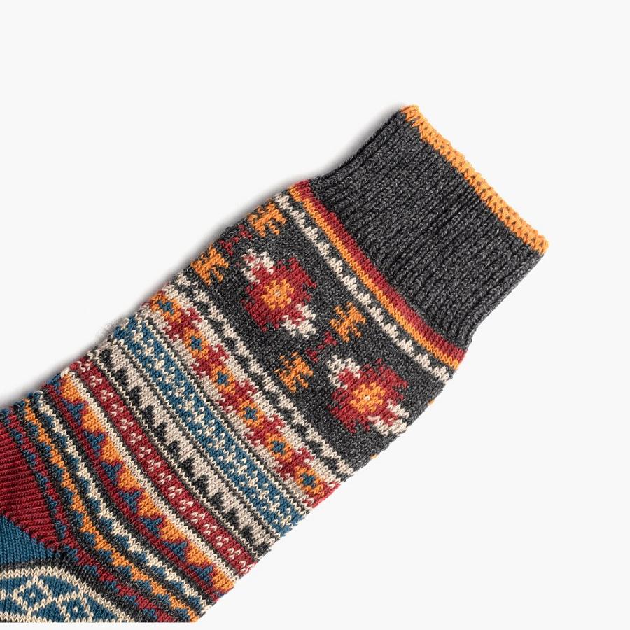 Thursday Boots Sodello Southern Sun Baumwoll Multicolor Socken Damen Orange Mehrfarbig | CH102GSO