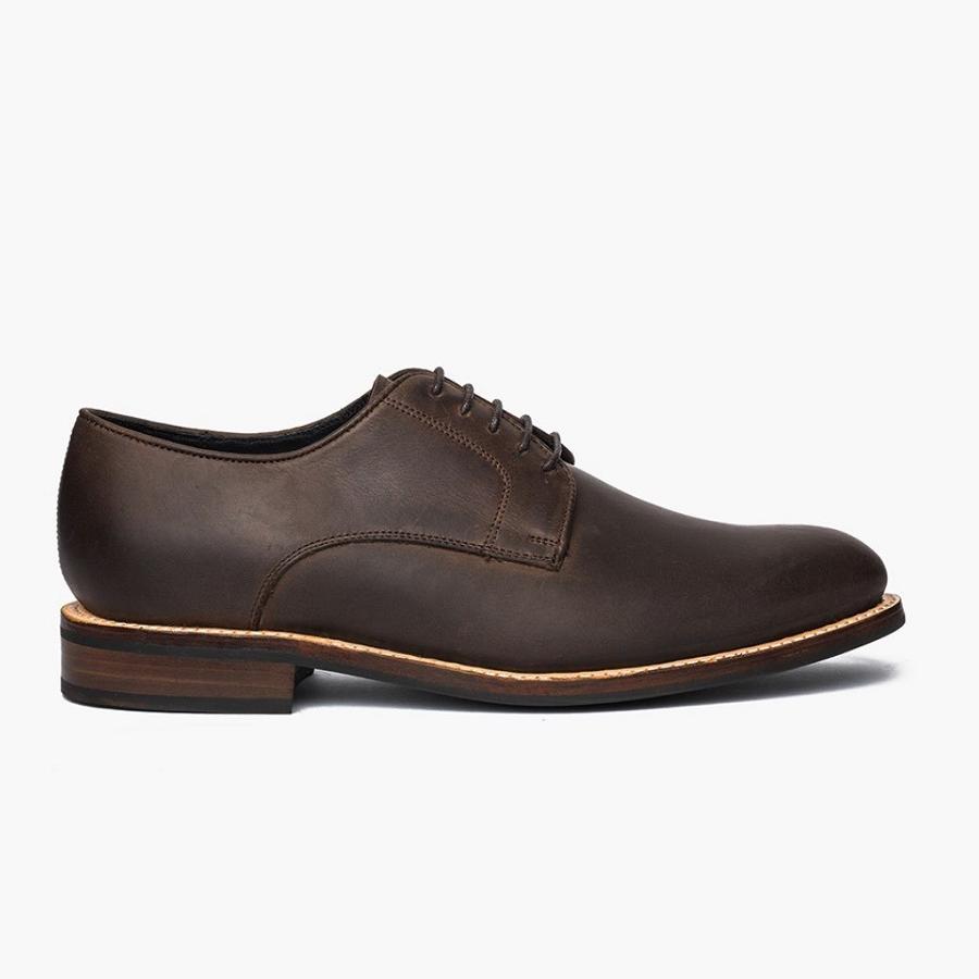 Thursday Boots Statesman Leder Lederschuhe Herren Kaffee | CH340AHK