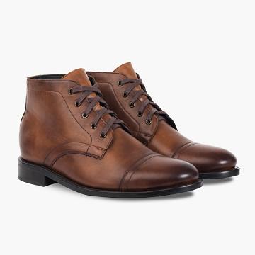 Thursday Boots Cadet Leder Chukka Stiefel Herren Braun | CH78DFM