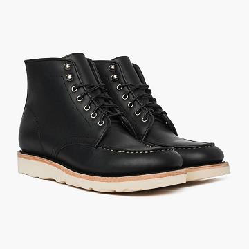 Thursday Boots Diplomat Leder Rugged & Resilient Stiefel Herren Schwarz | CH390DFM34