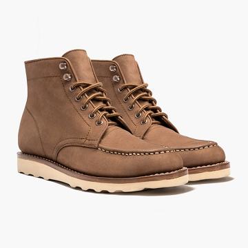 Thursday Boots Diplomat Nubuck Rugged & Resilient Stiefel Herren Braun | CH390DFM31