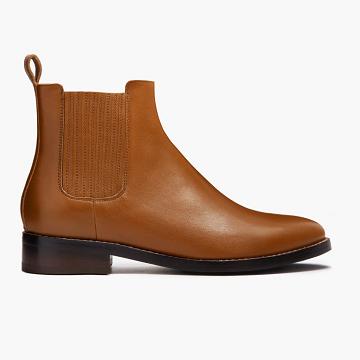 Thursday Boots Dreamer Leder Chelsea Boots Damen Braun | CH229KOR