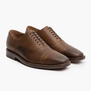 Thursday Boots Executive Leder Lederschuhe Herren Kaffee | CH355CTV