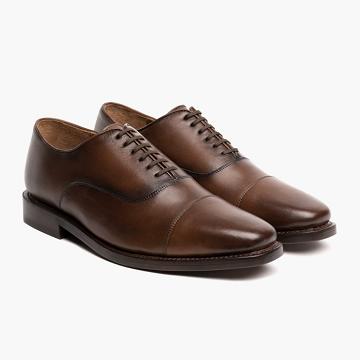 Thursday Boots Executive Leder Rugged & Resilient Lederschuhe Herren Kaffee | CH349WNB