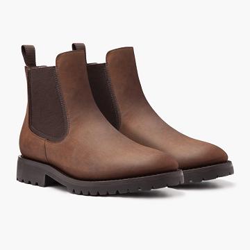 Thursday Boots Legend Leder Chelsea Boots Herren Braun | CH86TCE