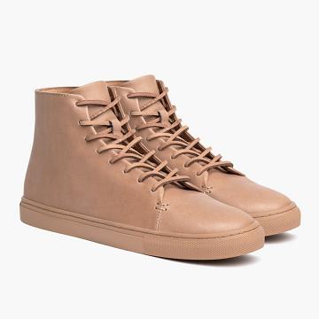 Thursday Boots Premier High Tops Leder Sneakers Herren Orange | CH381CTV