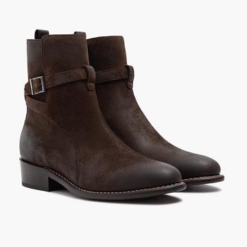 Thursday Boots Rogue Wildleder Chelsea Boots Herren Bordeaux | CH81PJJ