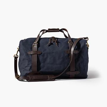 Thursday Boots Rugged Twill Duffle Leder Tasche Herren Navy | CH313CHL