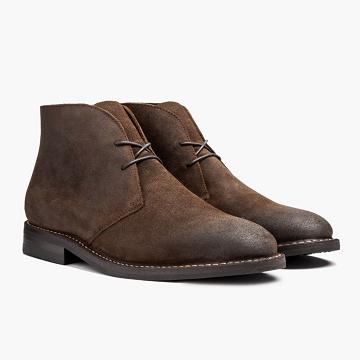 Thursday Boots Scout Wildleder Chukka Stiefel Herren Kaffee | CH61RVD