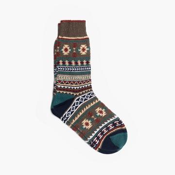 Thursday Boots Sodello Southern Sun Baumwoll Multicolor Socken Damen Grün Mehrfarbig | CH100JPQ